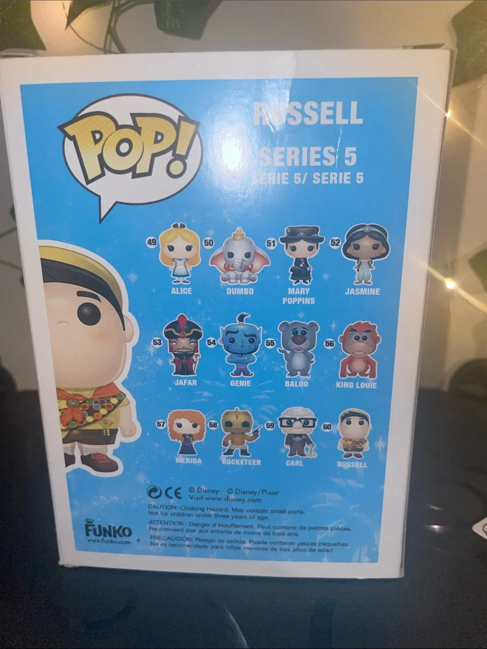 Low start Funko Pop! Russell #60 (call outs see pics)